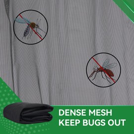 RVINGPRO Van Bug Screen for Sprinter, Universal Size Magnetic Mosquito Net for Ford Transit, ProMaster & Other Campervans, Motorhomes, RV Sliding Door Bug Mesh, Van Life Essentials (Standard)