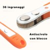 Voarge 1/4 Inch Magnetic Ratchet Wrench with 10 Screwdriver Bits