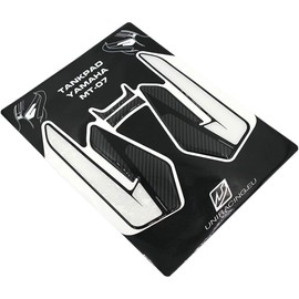 Tank Pad Specific Uniracing Yamaha MT-07 '14-'17 46025, Carbon Look and Transparent, One Size