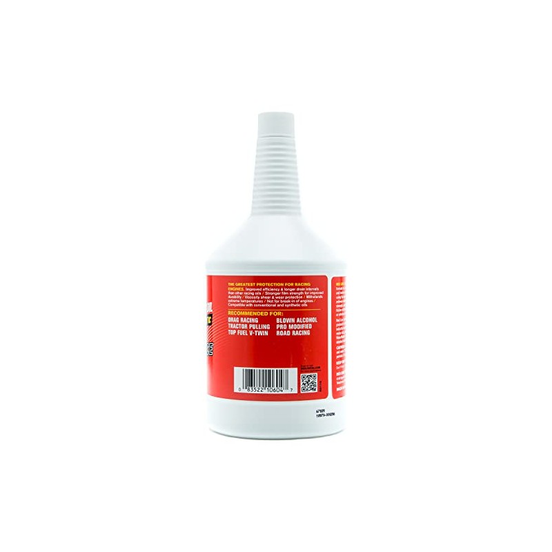 Red Line 10604 60WT Racing Oil Synthetic - Quart