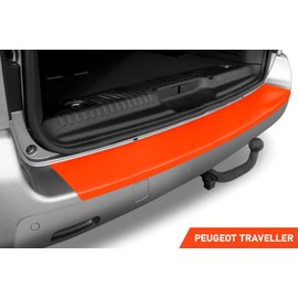Luxshield Boot Sill Protector Film for Peugeot Traveller V I 2016-2024 – Bumper Protection, Scratch Protection, Paint Protection Film – Transparent