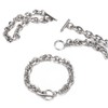 YINKE Bracelet, Men's, Women's, Accessories, Stainless Steel, Mantel, Chain, Silver,