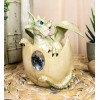 Ebros April Birthstone Dragon Egg Statue Diamond Gem Birthday Dragon