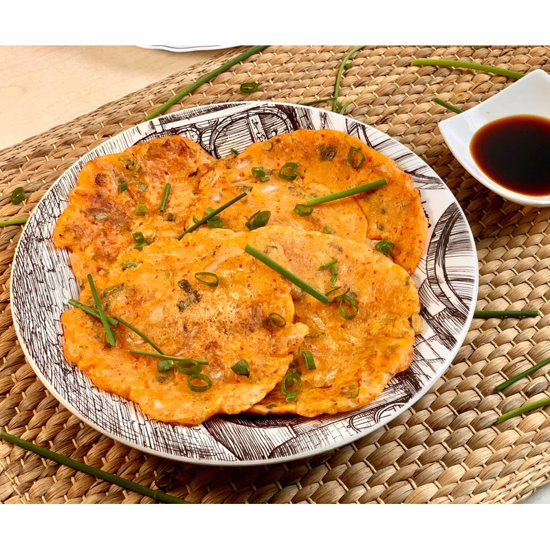 EasyCookAsia Kimchi Jeon Cooking Box, Korean Kimchi Pancakes, DIY Box
