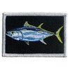 2" x 3" Bluefin Tuna Sportfish Tactical Patch - Black