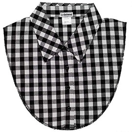 IGotCollared Women's Dickey Collar, Stylish, Comfortable, Detachable (Gingham Plaid)