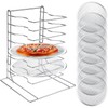 Zhehao Pizza Rack 8 Tiered Stand 16.7'' H x 12''
