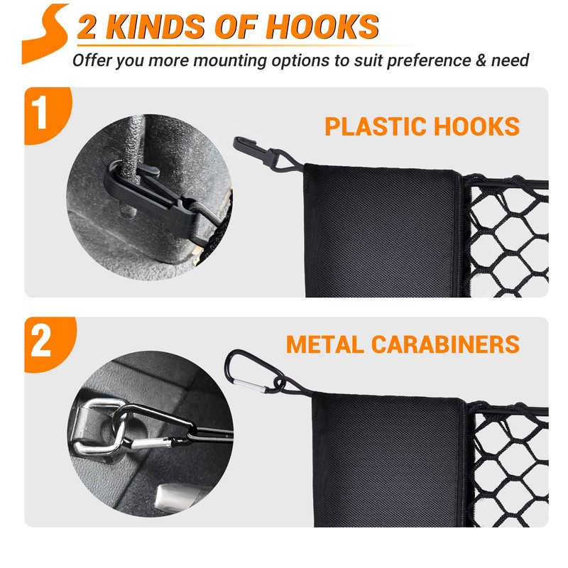 SS VISION Truck Bed Cargo Net, Truck Bed Storage Net
