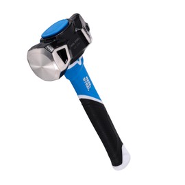 Real Steel Sledge Hammer, 3lb Drilling Club Hammer with Demolition Face and Driving Face, 0574