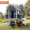 MAYKI Automatic Chicken Coop Door Solar Powered, Accessories Extra-Large with