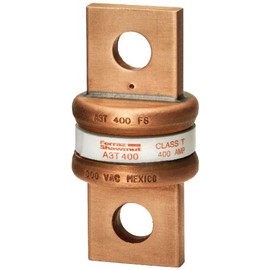 Mersen A3T Fast Acting/Class T Fuse, 300VAC/160VDC, 200kA AC/50kA DC, 400 Ampere, 1-21/64" Diameter x 2-3/4" Length