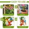 FirstGift 4 Pack Plant Self-Watering Stakes Terracotta Automatic Plant Waterer