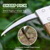 Haliaeetus Pick Axe, Stainless Steel Mattock with Sharp Pick and