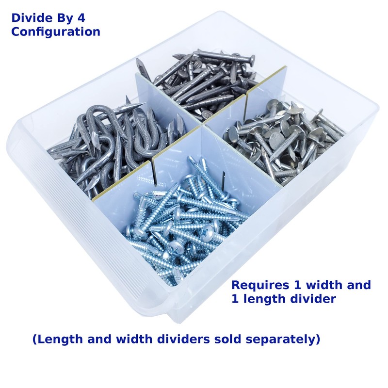 BIN BETTER (24-Pack) Large Drawer Configurable Width Dividers compatible with