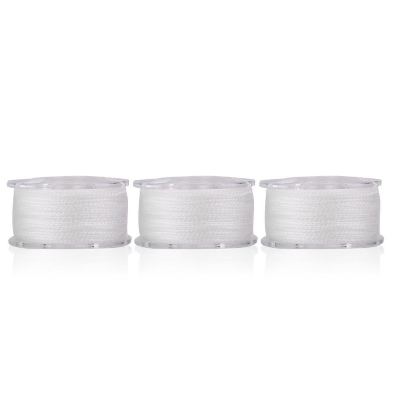 VGEBY1 Bait String, 3pcs 20m Water Soluble PVA White Bait