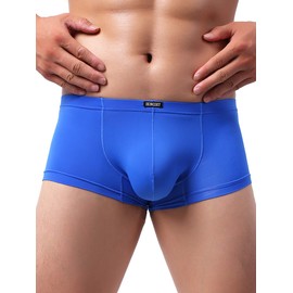 IKINGSKY - Calzoncillos tipo calzones para hombre con bolsa U-Hance para hombre, 4 Pack-c, M