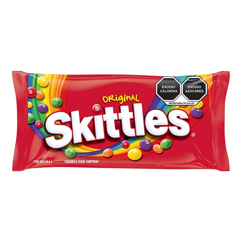 Skittles Dulces caramelo suave original 10 piezas de 54.4g -