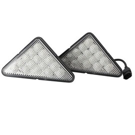 Red Rooster LED Headlight Kit - Flood 45W - LH & RH fits Bobcat S130 S300 T300 873 A300 S220 T200 863 S160 751 963 S205 T190 773 S175 T140 753 S100 S250 T250 864 S150 S330 T320 883 S185 T180 763