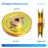UP2WIN 3 Pack M163464 Mower Spindle Pulley Compatible with JD