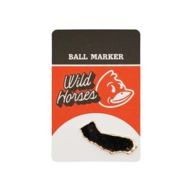 Wild Horses California Ball Marker - Putting Aid - Golf Green Marker - Golfer Gift