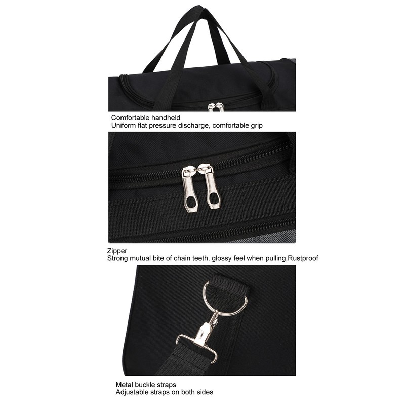 Foldable Handheld Travel Bag Waterproof Wear Resistant Large Capacity Travel