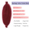 Leeven 16 Inch Springy Twist Hair for Afro Marley Locs