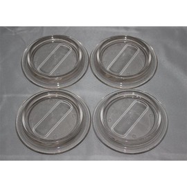Piano Caster Cups Clear Lucite Set of 4 for Upright Pianos