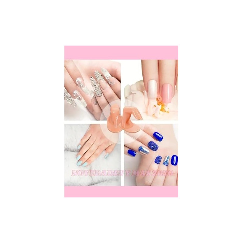 50 Piezas Dedos De Uñas Practica Para Diseños Uñas Muestrio,arte