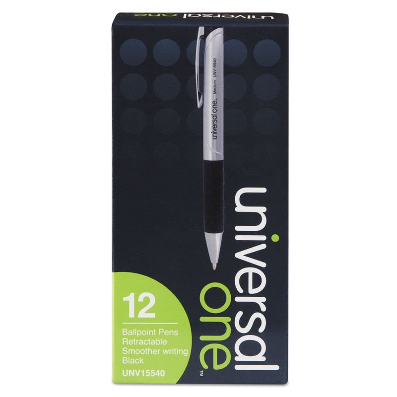 UNV15540 - Confort Grip Retractable Ballpoint Pen