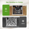 Pipishell Bamboo Expandable Drawer Organizer for Utensils Holder, Adjustable Cutlery