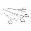 Apical 6-Piece Hemostat Forceps Set - Stainless Steel Straight &