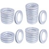32 Pack Curtain Grommet, Inner Diameter 1-9/16"(40mm) Curtain Eyelet Rings