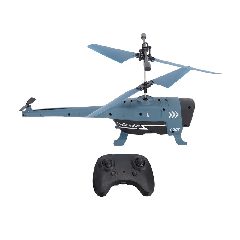 Remote Control Helicopter 3.5 Channel Intelligent Obstacle Avoidance Blue Remote