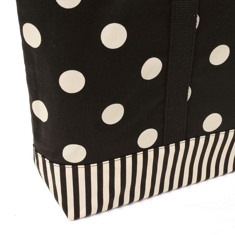 COLORFUL CANDY STYLE N0926100 PolkaDot Gusseted Lesson Bag, Polka Dot