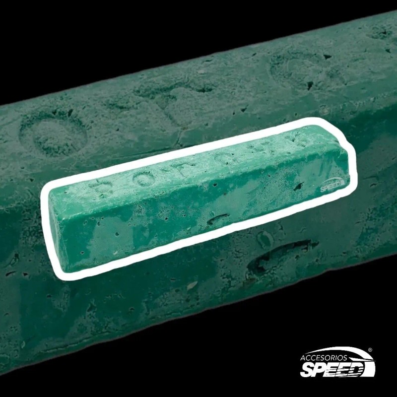 Barra Piedra Para Pulir Cromo Y Aluminio Bolcar - Verde