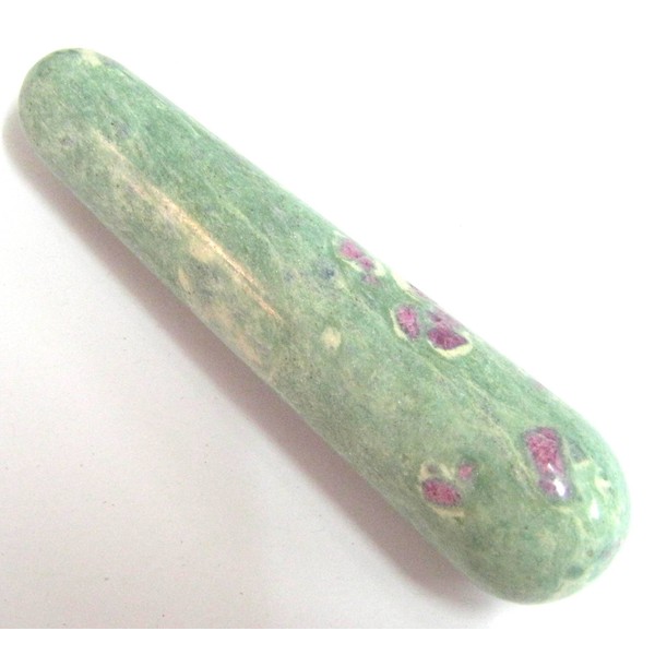crystalmiracle Natural Ruby in Fuchsite Wand Crystal Healing Gift Wellness Positive Energy Reiki Feng Shui