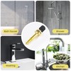 Tesidol RP5649PB Faucet Push Button Diverter Assembly,Polished Brass,Compatible with 1H