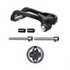 MUXSAM Mountain Bike Stopwatch Bike Stem Odometer Computers Holder, Mountain