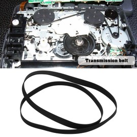 Create idea Pack of 2 Black Rubber Record Straps for Gramophone Turntable Player Straps Turntable Straps Phonograph Replacement Straps 190 mm Folded Length 5 mm Width