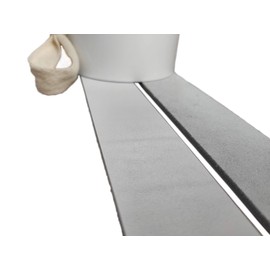 9-10 oz Genuine Leather Strap, Leather Strip, Leather Band, Natural Leather Belt Blank. 51-55". (White, 1 inch (25mm.))