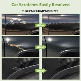 Carhuewell Black Rim Scratch Paint for Cars Auto Repair Pen Scratch Fix Car Paint Pen(Pure Black)