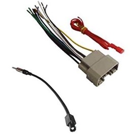 Car Stereo Wire Harness and AM/FM Radio Antenna Adapter -Made for Dodge Truck: 2009-2012 Ram 1500, 2010-2012 Ram 2500/3500, 2011-2012 Ram 4500/5500 -No Factory External Amp Vehicles