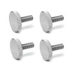 Ganter Normelemente Flat knurled screws, knurled screws (low shape), DIN