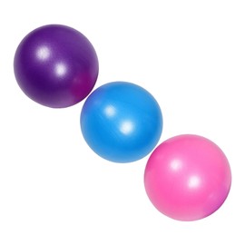 Kisangel Mini Balls for Pregnancy Yoga Fitness Ball Burst Design Massage Toning Frosted Surface 3 Pack Purple