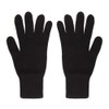 Oxfords Cashmere Mens Pure Lambswool Gloves (Black)