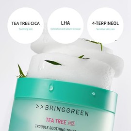 BRING GREEN Almohadilla Tóner Zanahoria - Rutina Diaria de Cuidado de La Piel para Equilibrar La Piel, Exfoliante, Calmante de La Piel y Alivio Del Acné (60 Count)...