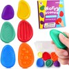 Fidget Toys Sensory Stone for Kids - 6 Pack Textured