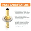 GASHER 10 Stück Messing Schlauch Barb Thru-Bulk Bulk Fitting 16mm"