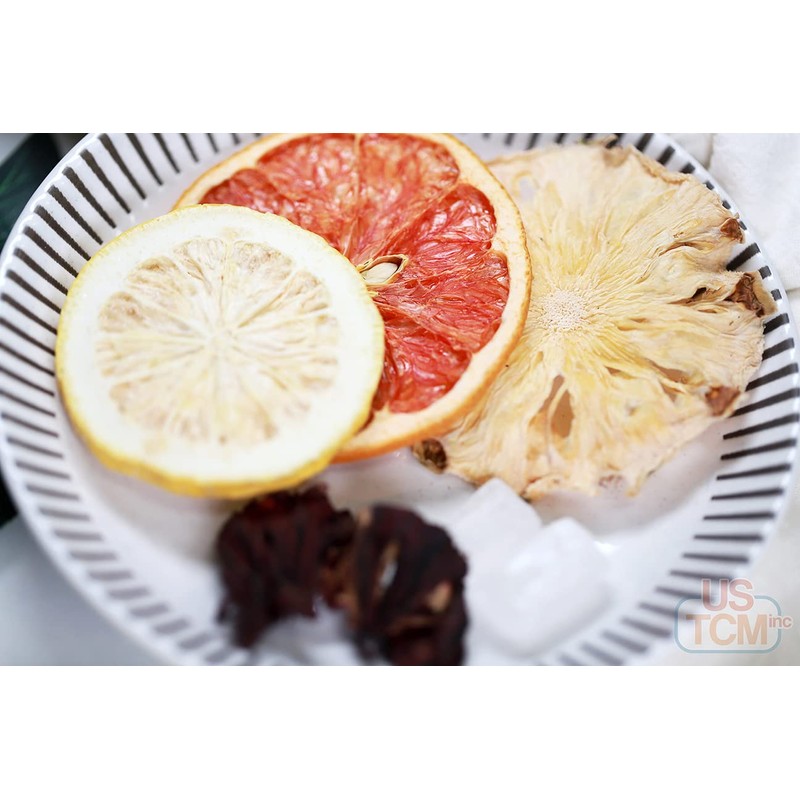 Mixed Fruit Flower Tea || Grapefruit-Pineapple-Lemon-Roselle 3 Packs