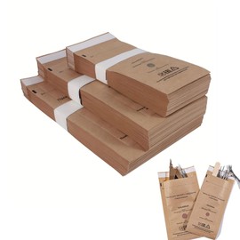 Self-Sealing Kraft Paper Pouches for Dry Heat Sterilization - Ideal for Dentist Tools and Nail Art Supplies - 2.9x5.9"/3.9x7.9"/5.1x7.9" Autoclave Cleaning Bags (50pcs 2.9x5.9")